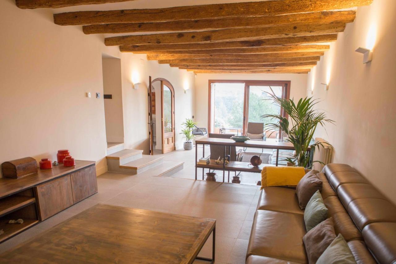 Casa Rural Masia Les Apieres El Pla de Manlleu Экстерьер фото