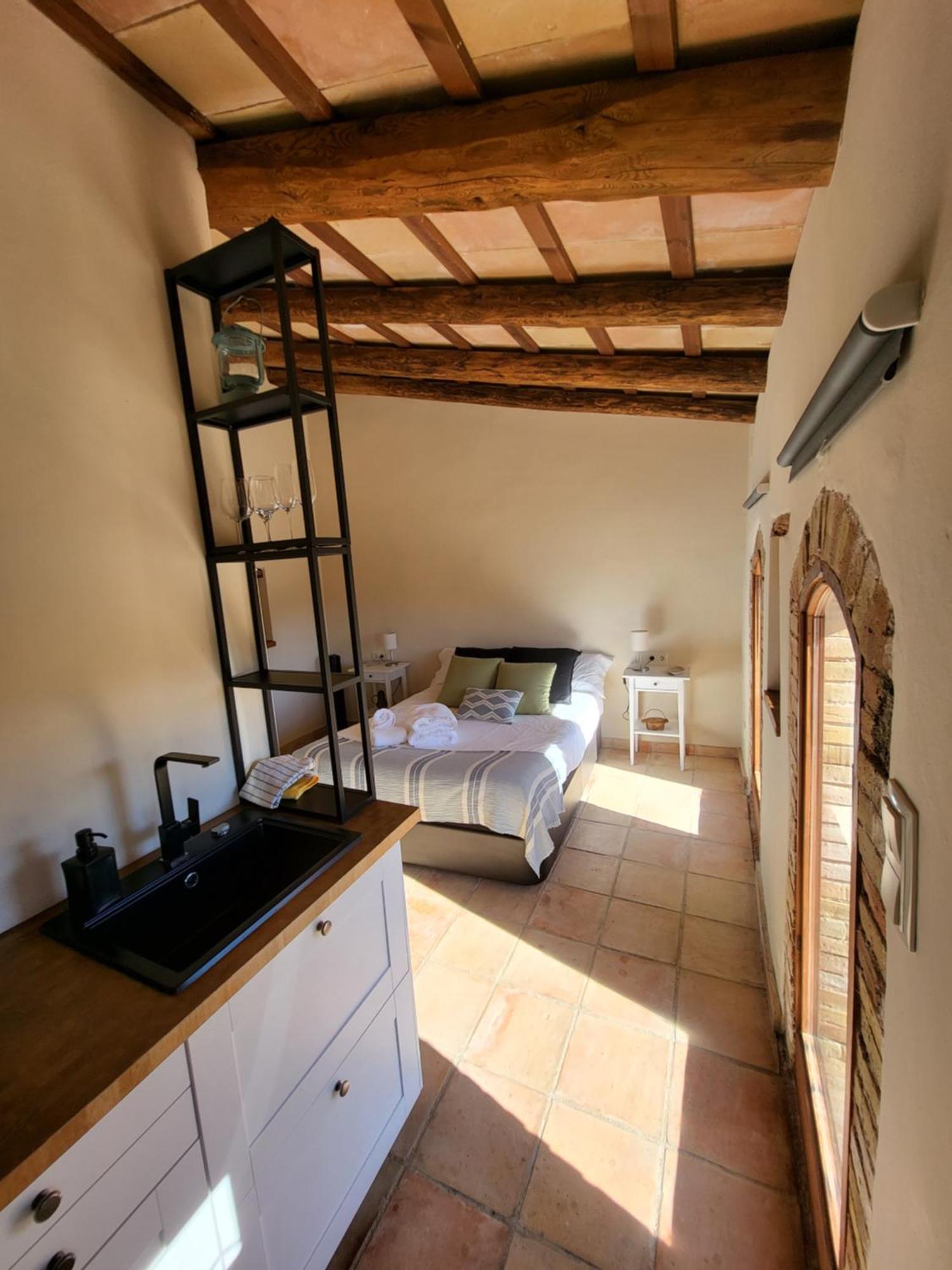 Casa Rural Masia Les Apieres El Pla de Manlleu Экстерьер фото
