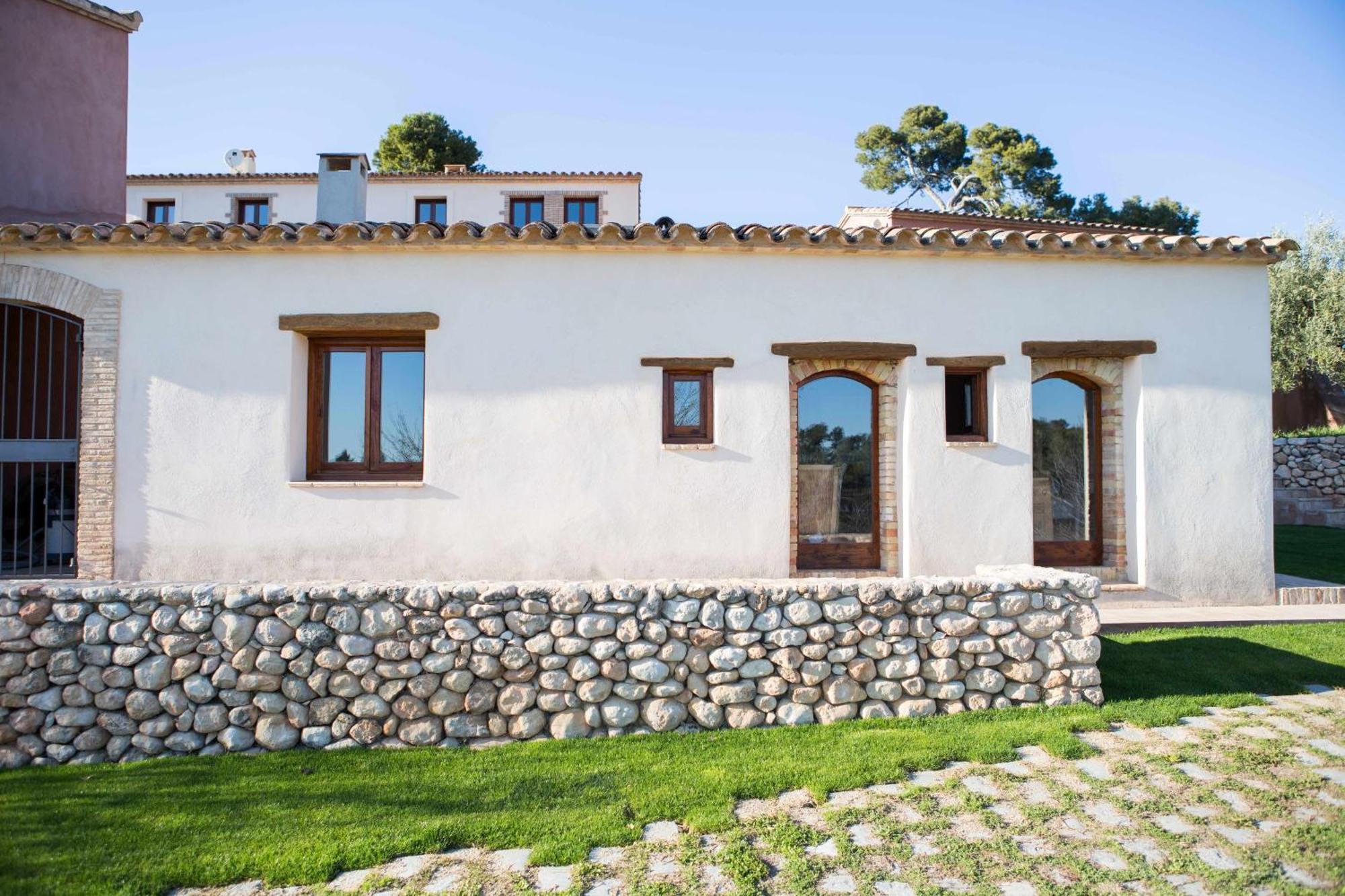 Casa Rural Masia Les Apieres El Pla de Manlleu Экстерьер фото