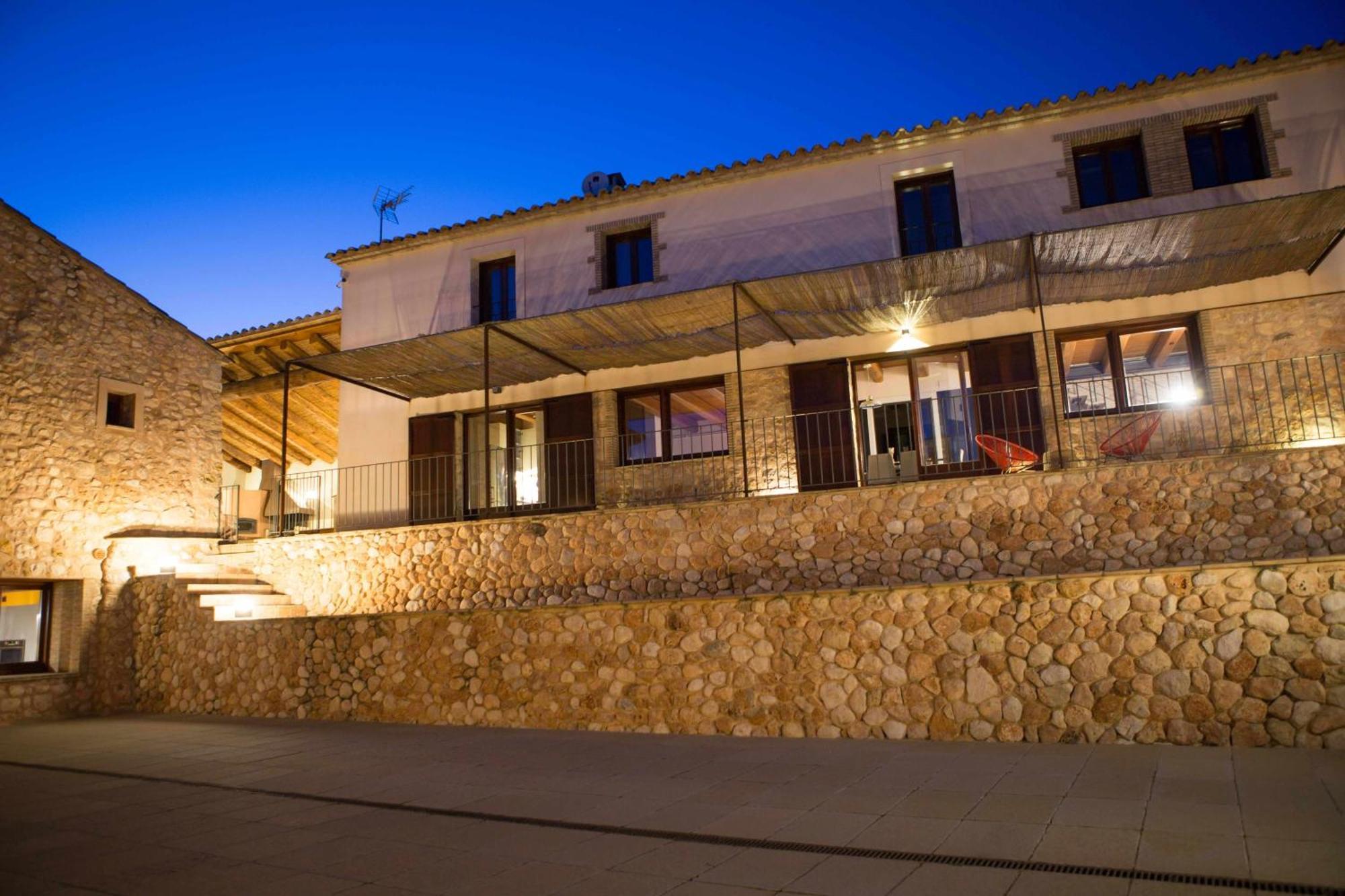 Casa Rural Masia Les Apieres El Pla de Manlleu Экстерьер фото