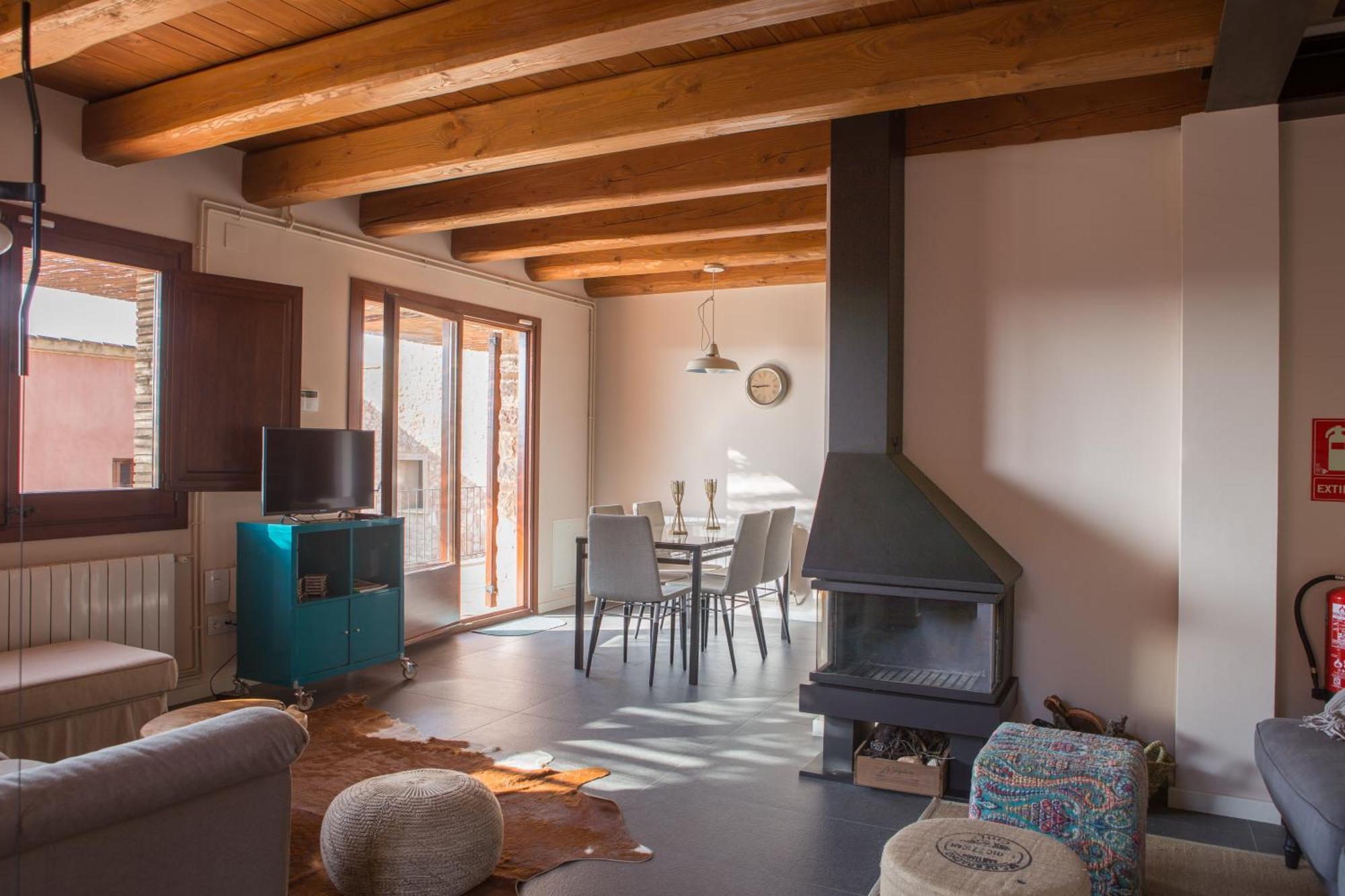 Casa Rural Masia Les Apieres El Pla de Manlleu Экстерьер фото
